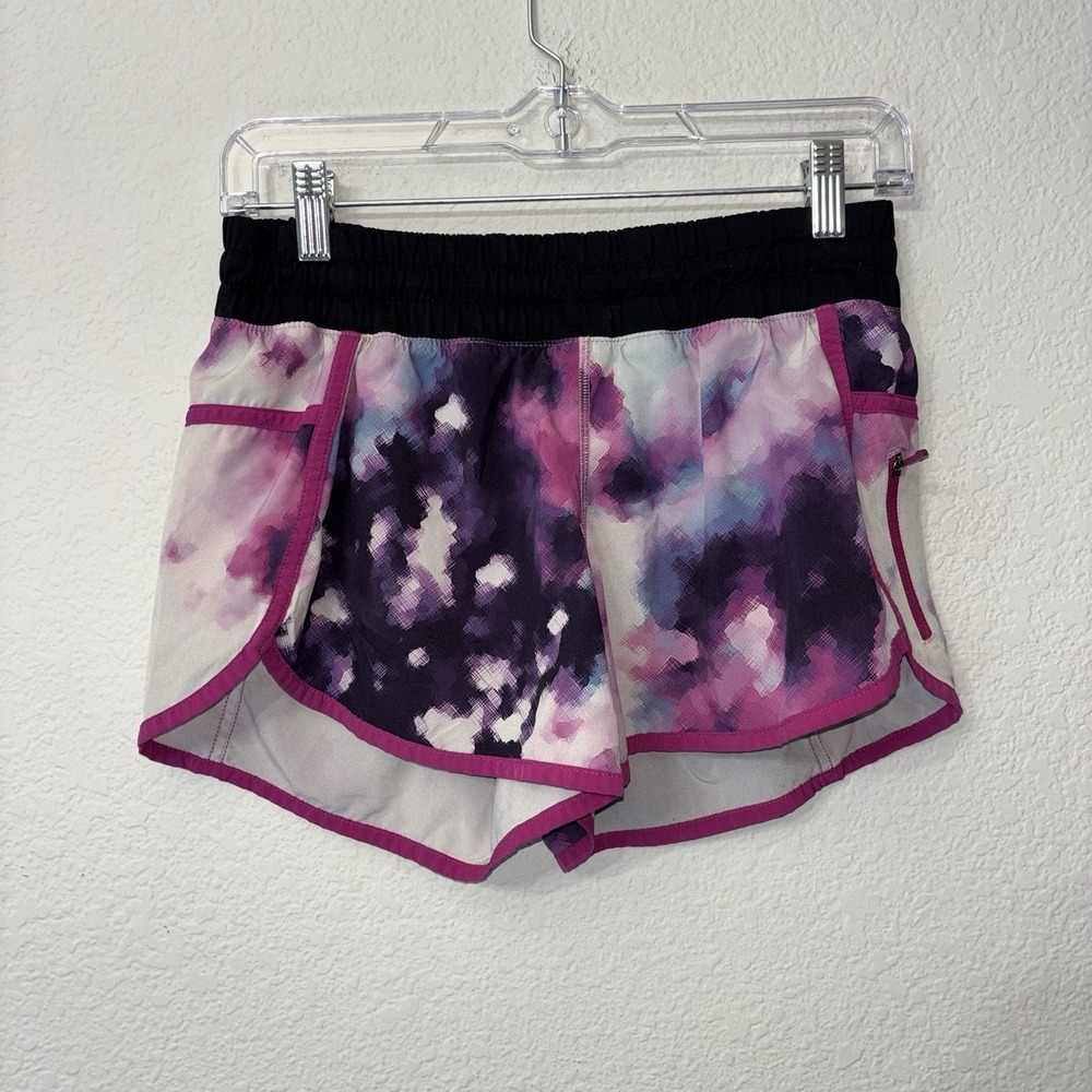 Lululemon Tracker Shorts Blooming Pixi Multicolor Size 6 With Liner Athletic 3"